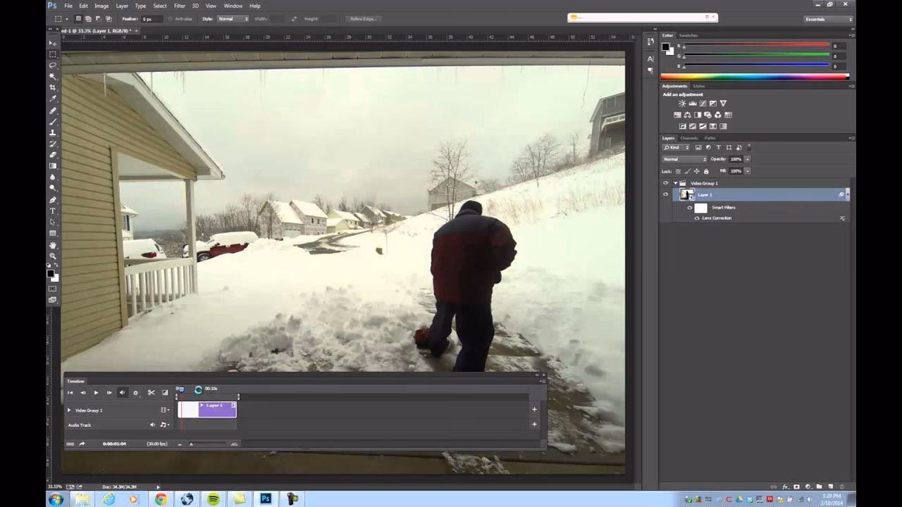 Wie entfernt man Linsenverzerrungen bei einer GoPro?