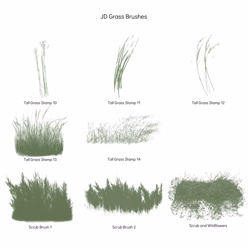 Wo finde ich in Photoshop einen Graspinsel?