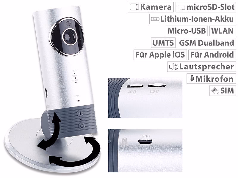 Wie lange hält eine batteriebetriebene Kamera?