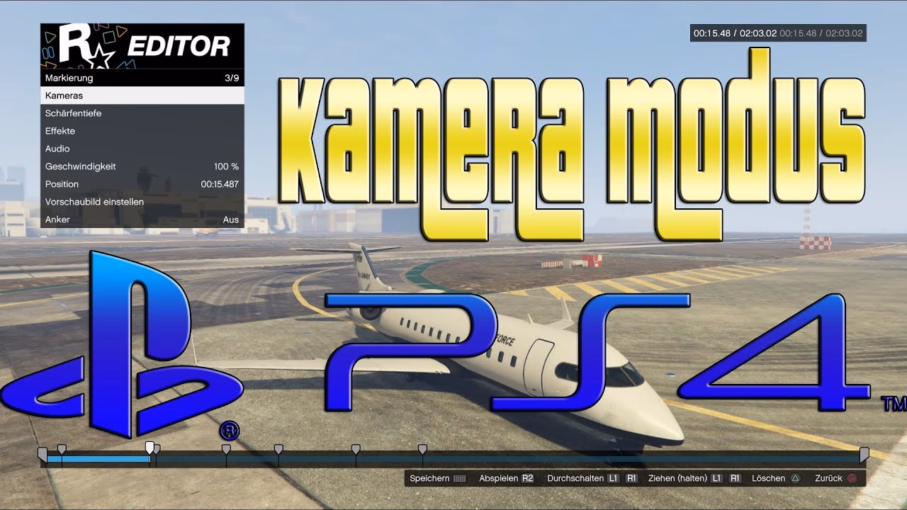 Wie kann ich die Kameraperspektive in GTAV auf der PS4 wechseln?