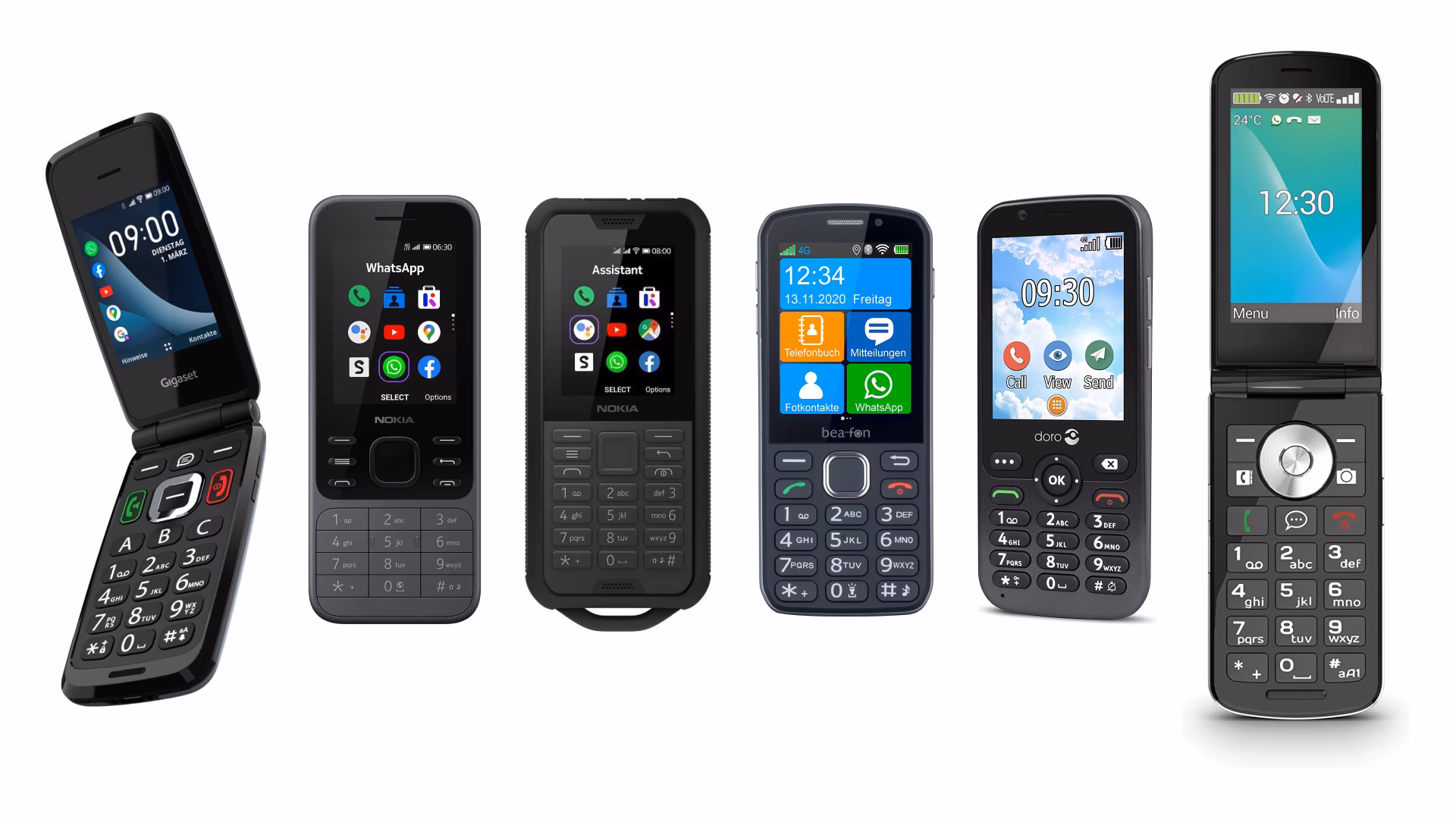 Welches Tastentelefon hat WhatsApp?