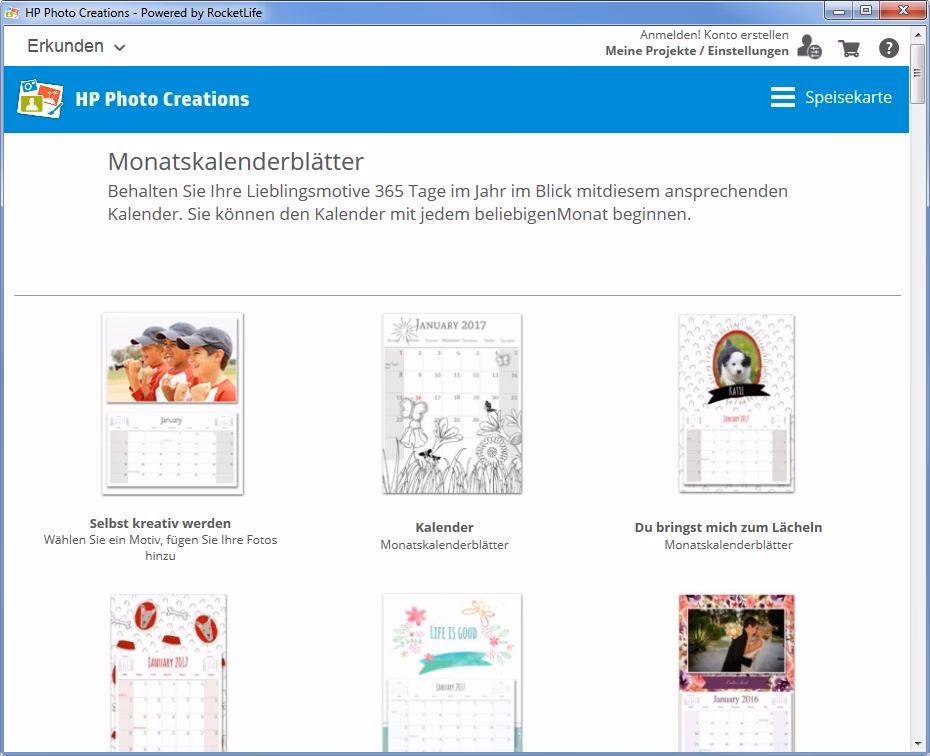 Welche Alternativen gibt es zu HP Photo Creations?