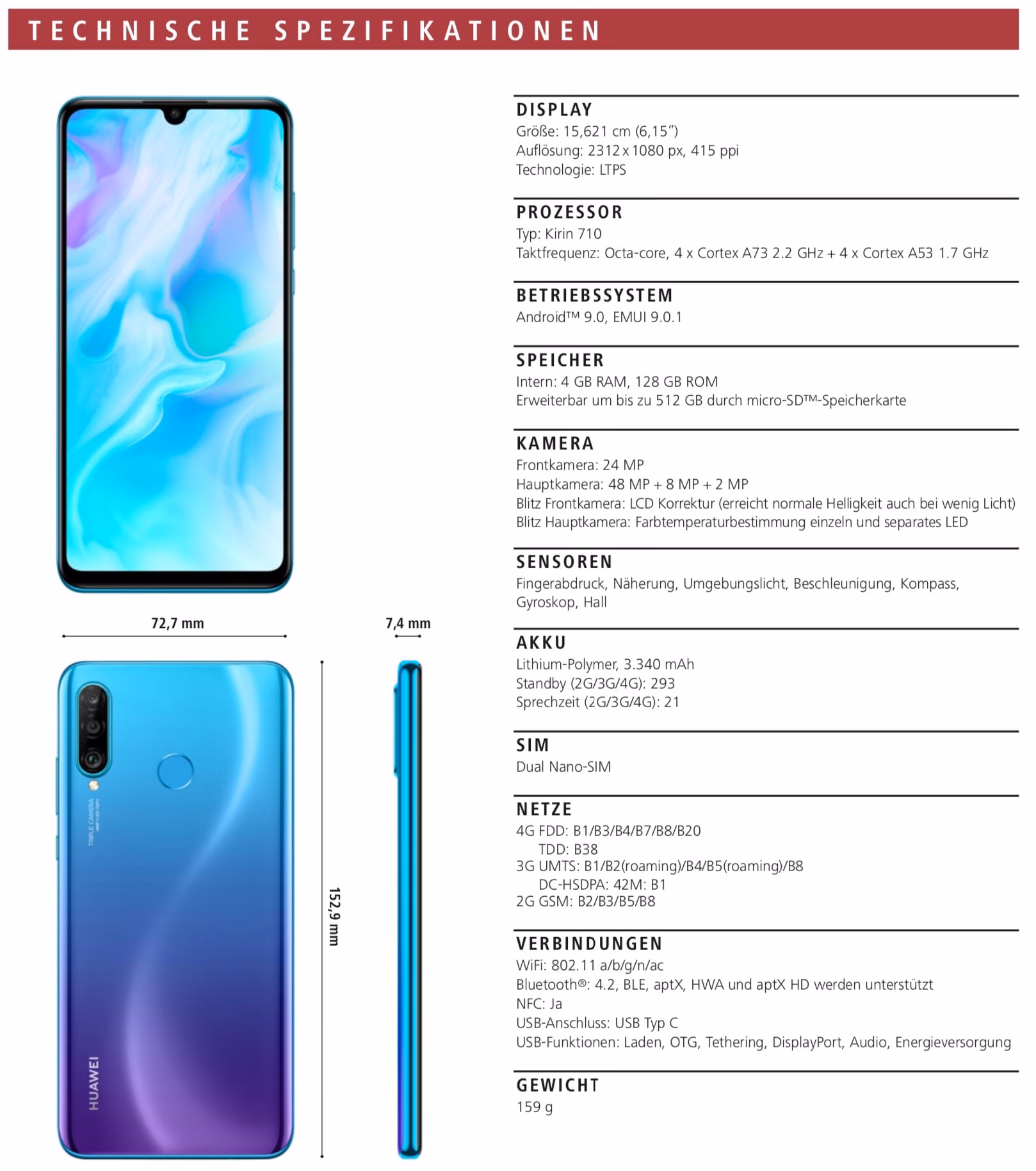 Hat das Huawei P30 Lite eine gute Kamera?