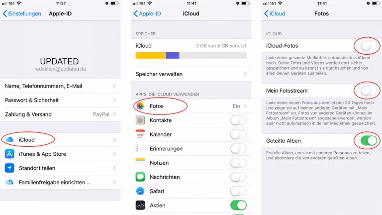 Warum synchronisiert meine iCloud nicht?
