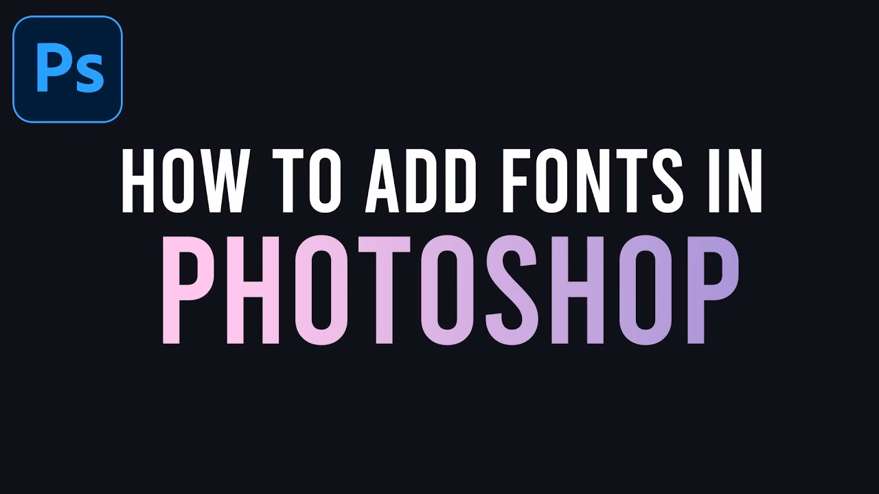 Comment importer une typographie ?