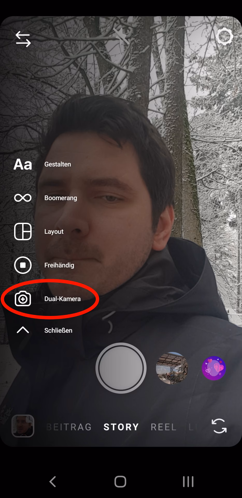 Was bedeutet der Fotoapparat bei Instagram?