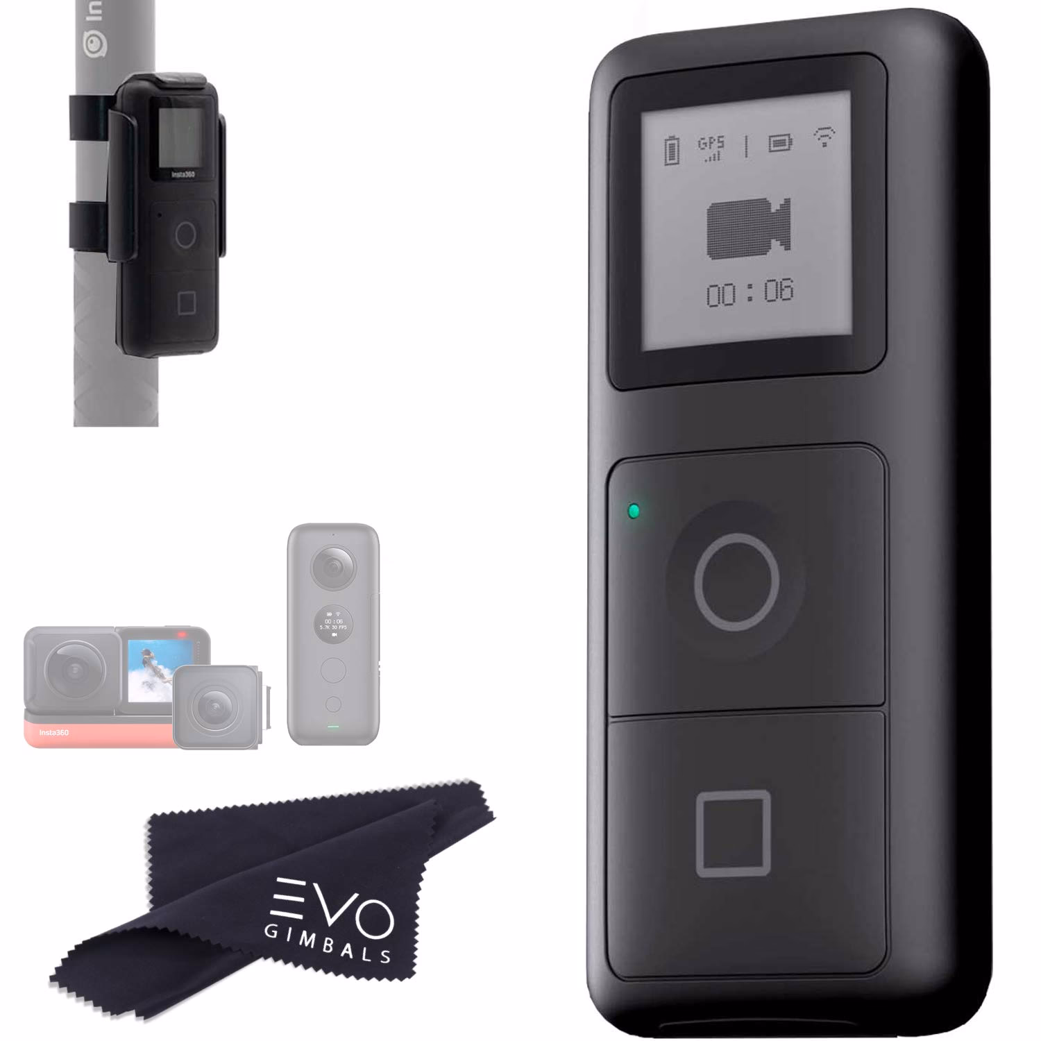 Was macht die GPS-Fernbedienung der Insta360?