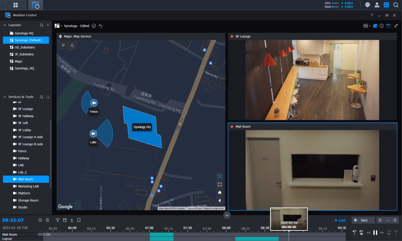 What IP cameras are compatible with Synology Surveillance Station?