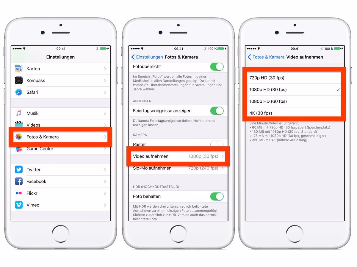 Welche Auflösung hat die Kamera des iPhone 4?