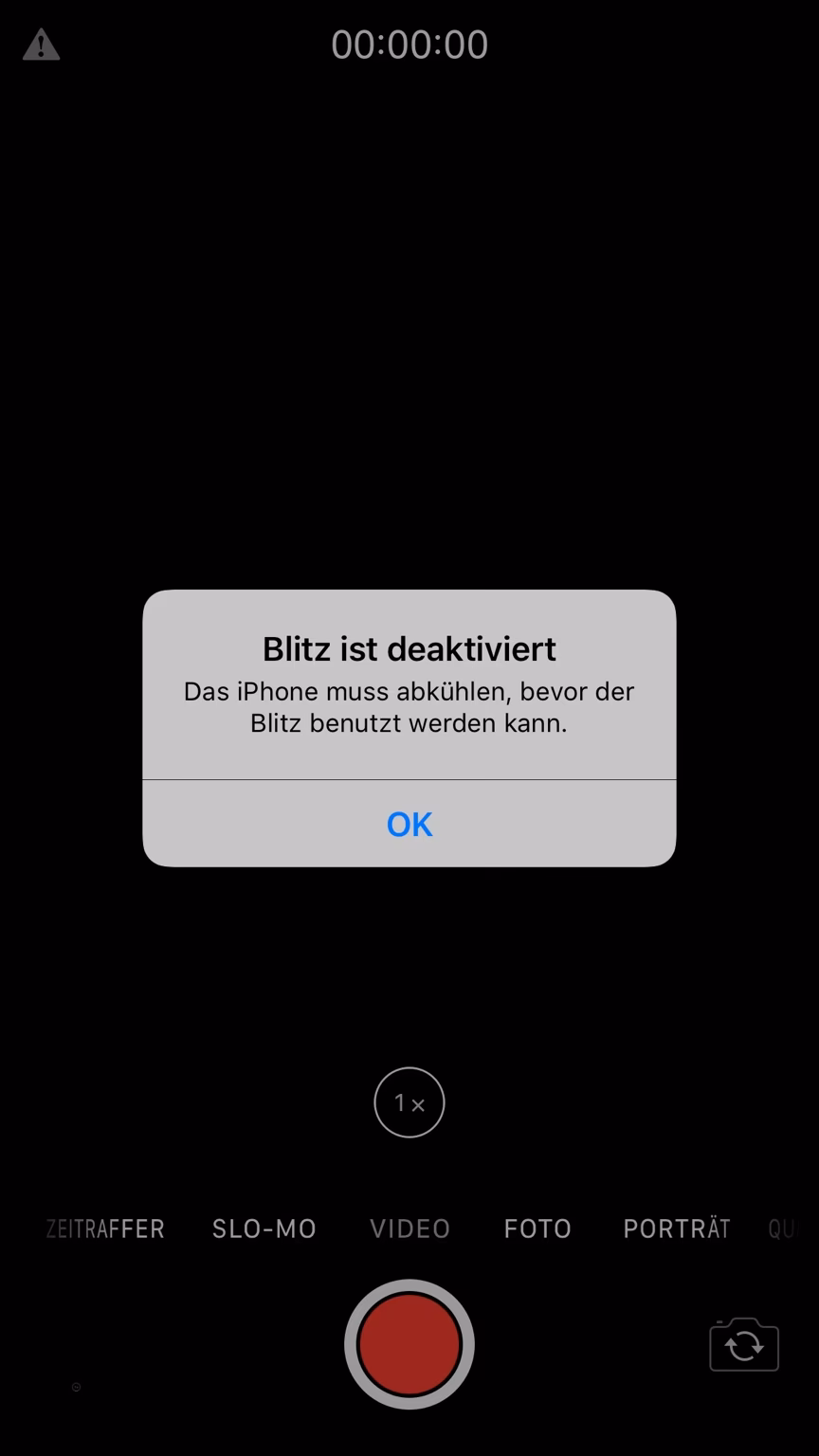Was tun, wenn die Kamera nicht mehr funktioniert bei Apple?