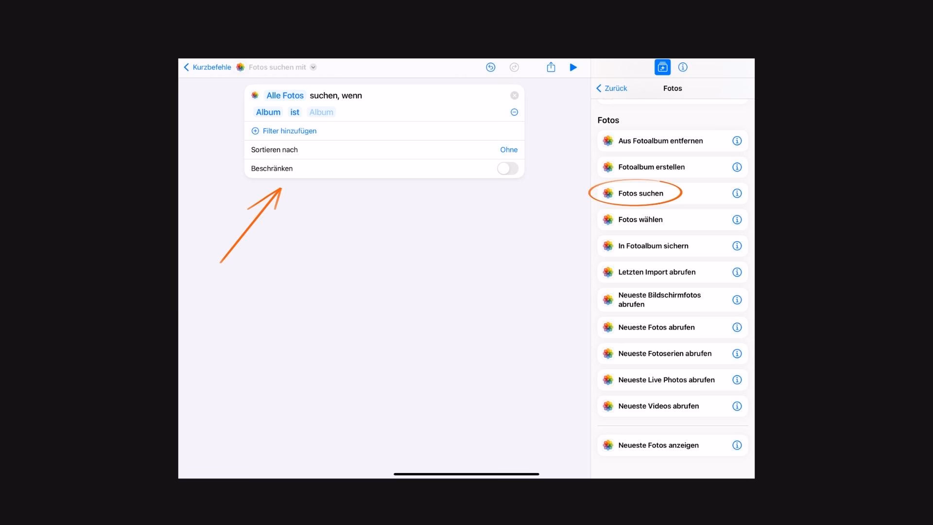Wo werden Kamerafotos auf einem iPhone gespeichert?