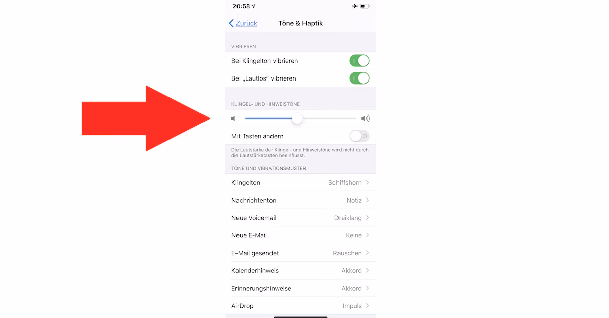 Kann man den Kamera-Ton beim iPhone ausschalten?