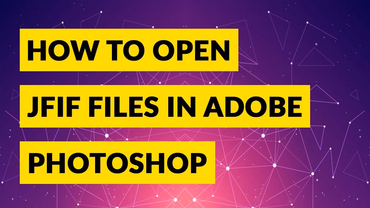 Kann Photoshop JFIF-Dateien öffnen?