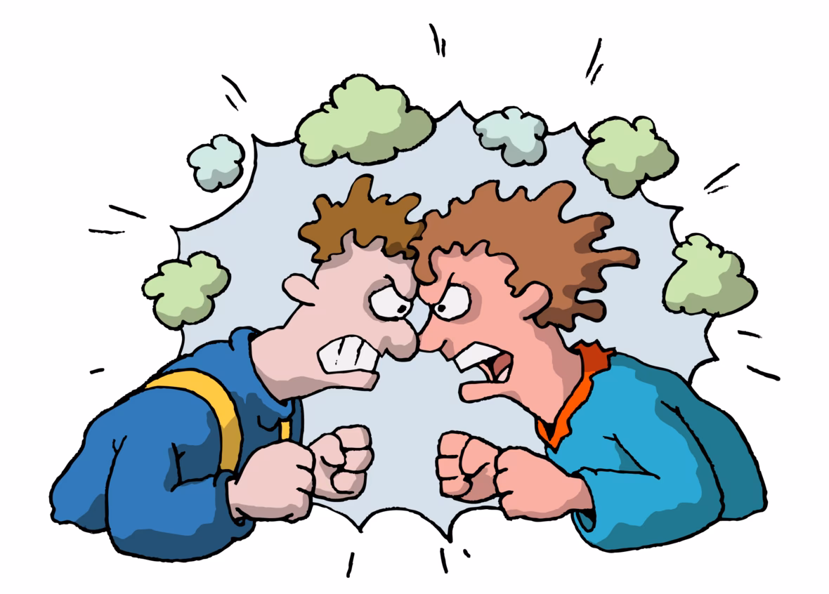 Welche Wörter passen zu Konflikten?