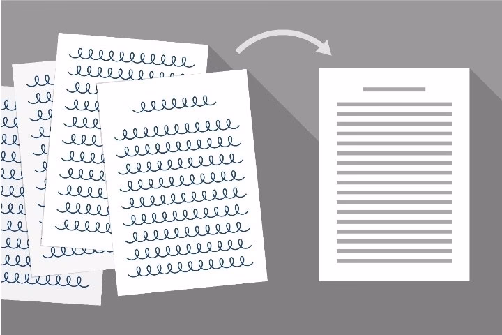 Welche Notiz-App wandelt Handschrift in Text um?