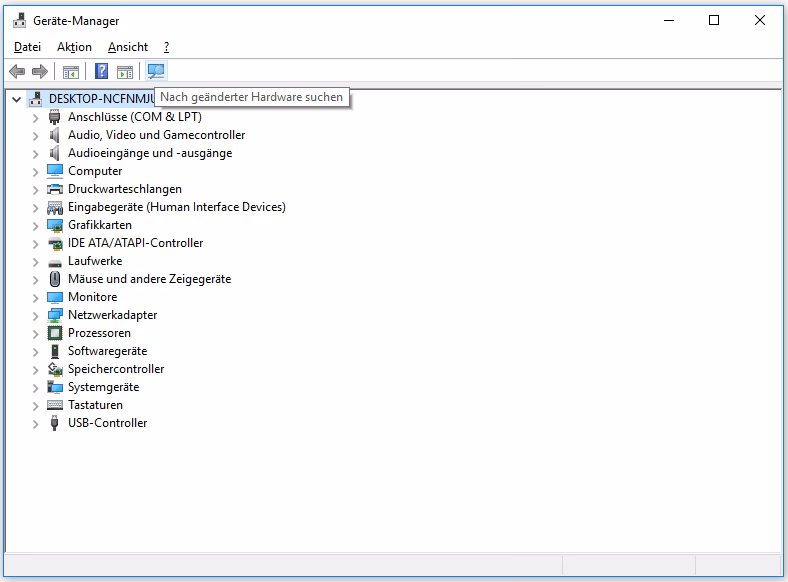 Wo sind Kameras im Gerätemanager?