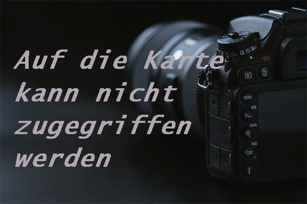 Was bedeutet Zugriff auf SD-Karte nicht möglich?
