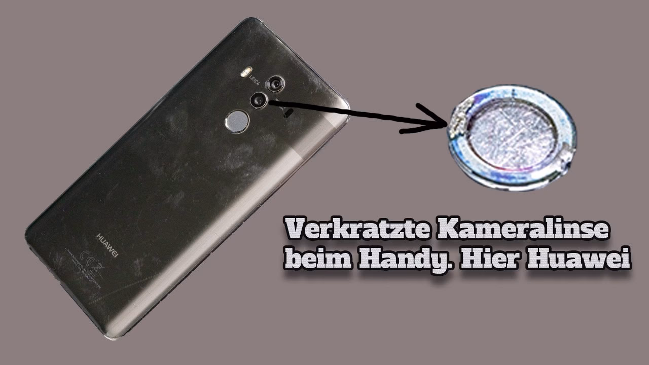 Wie kann man Kratzer auf der Kameralinse entfernen?