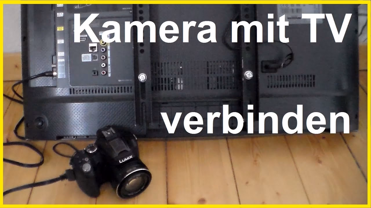 Wie verbinde ich eine Sony-Kamera ohne HDMI mit einem Fernseher?