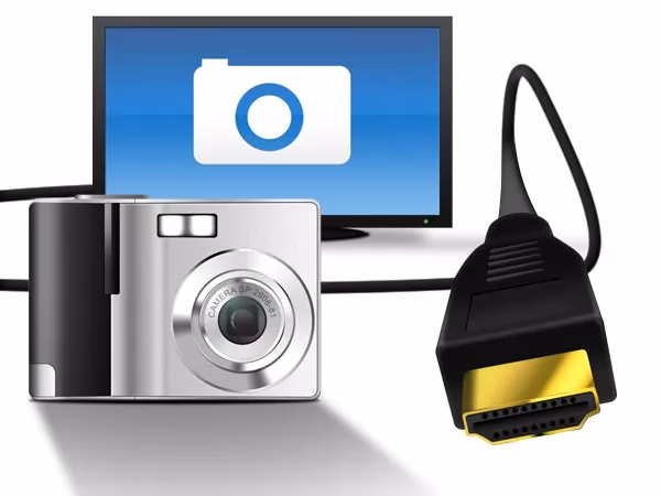 Wie kann man eine Kamera mit dem Fernseher verbinden?