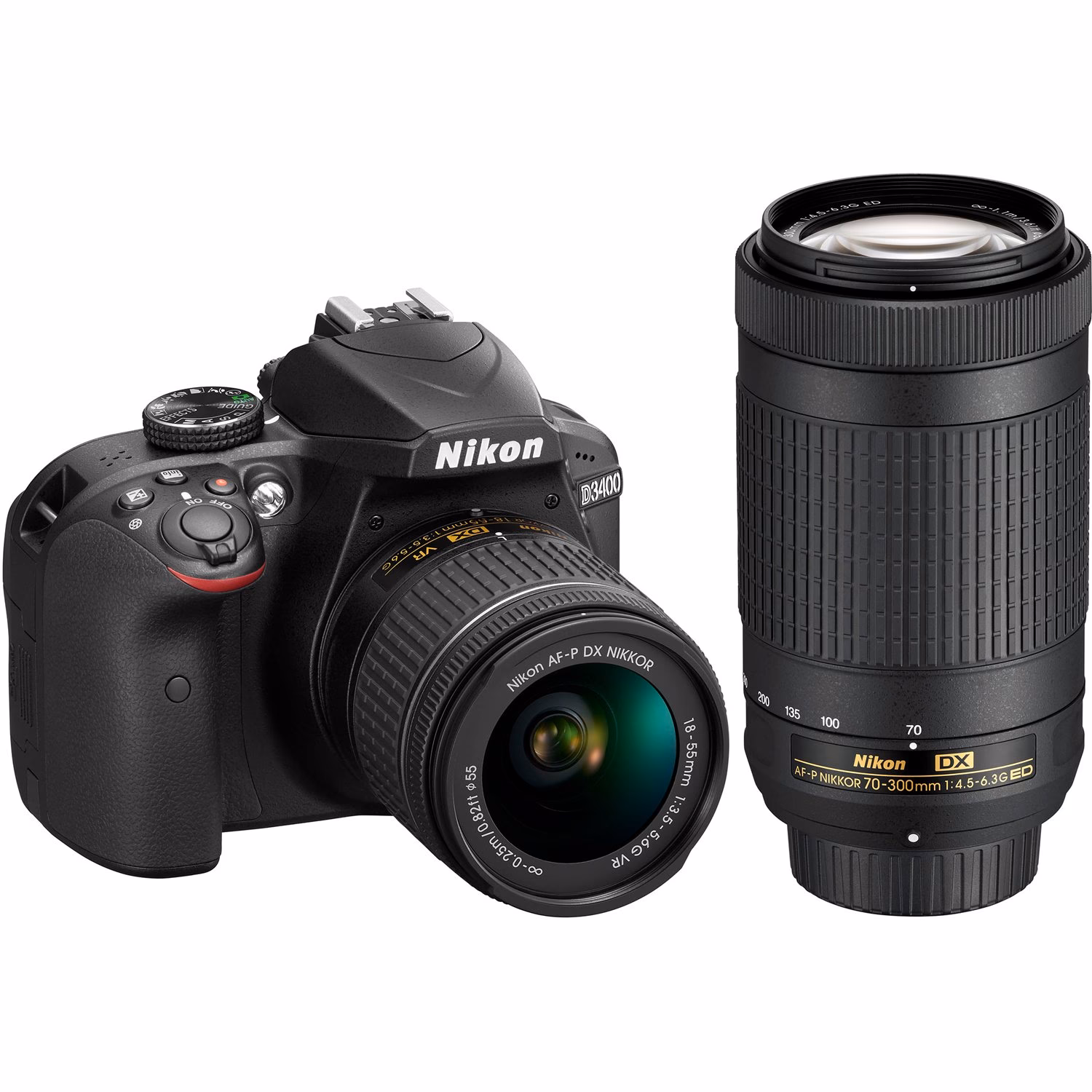 What are the disadvantages of the Nikon D3400?