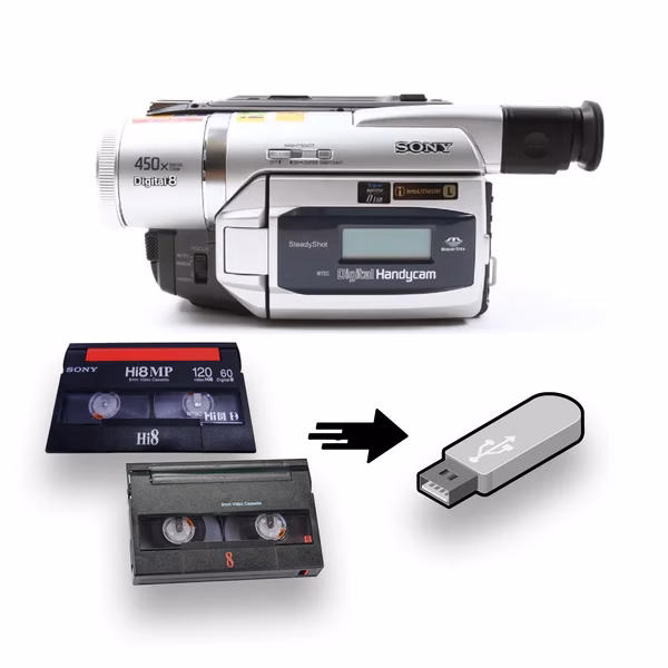 Wie lange halten Sony Hi8-Bänder?