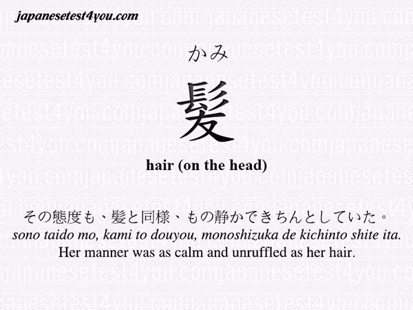 Does kami mean hair?