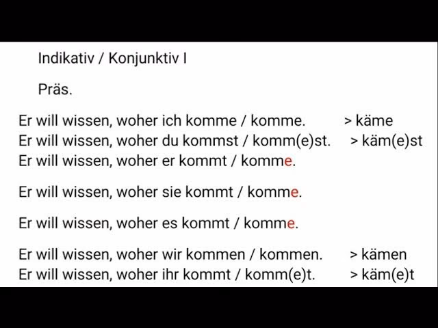 Ist „Ich wäre gekommen“ richtig?