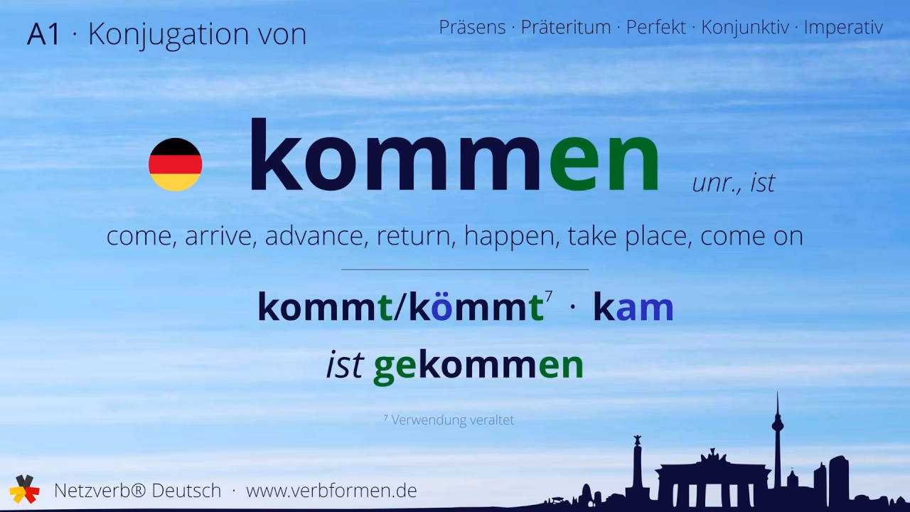 Wie schreibt man kommen und kam?