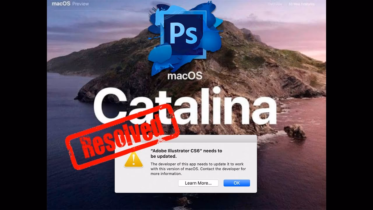 Wie installiere ich Photoshop CS6 auf Mac OS Catalina?
