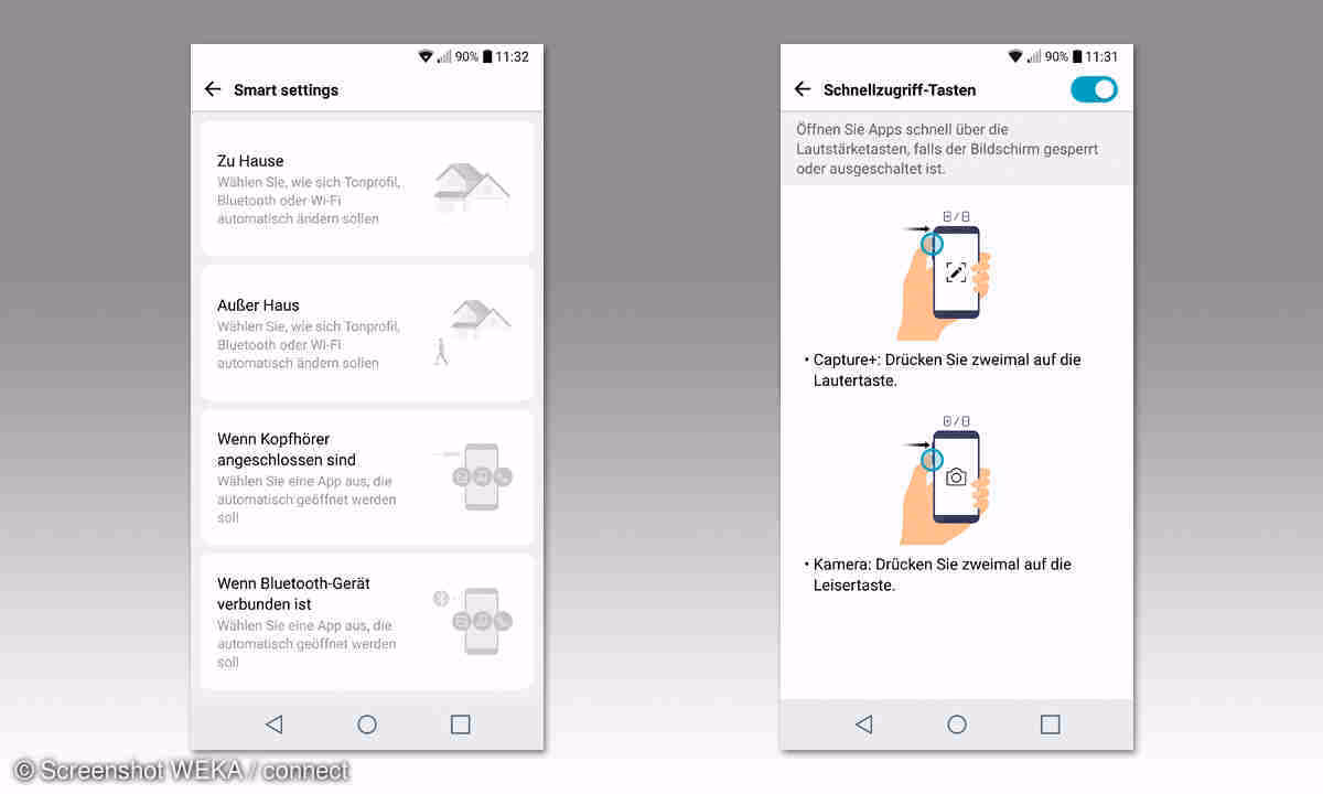 Wie führt man einen Soft-Reset bei einem LG g6 durch?