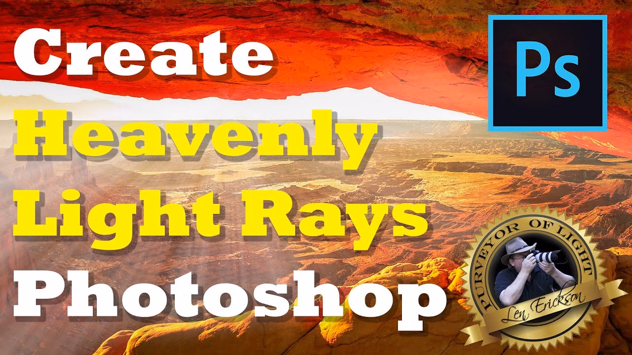 How to show light rays in Photoshop?