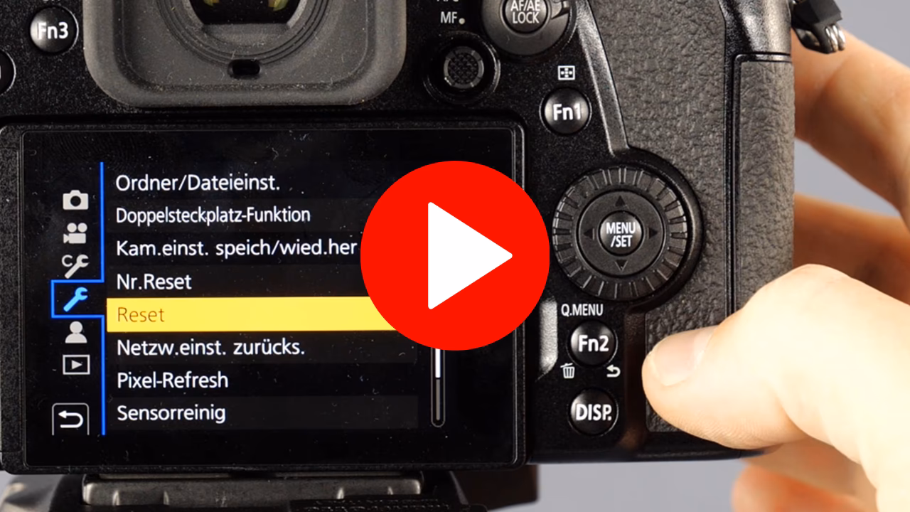 Wie schalte ich eine Lumix Panasonic-Kamera ein?