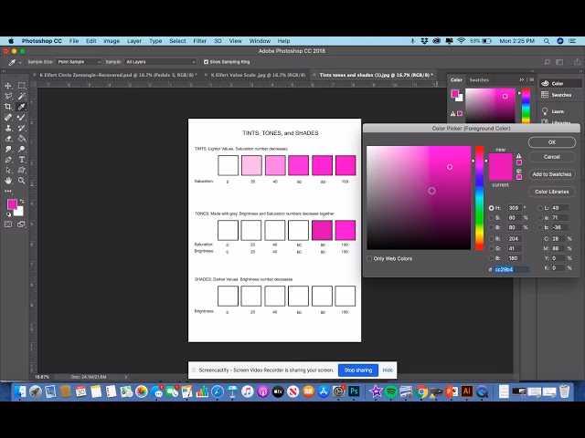 Was ist der Farbcode für Magenta in Photoshop?