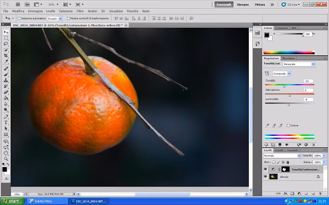 How do I make a fractal image in Photoshop?