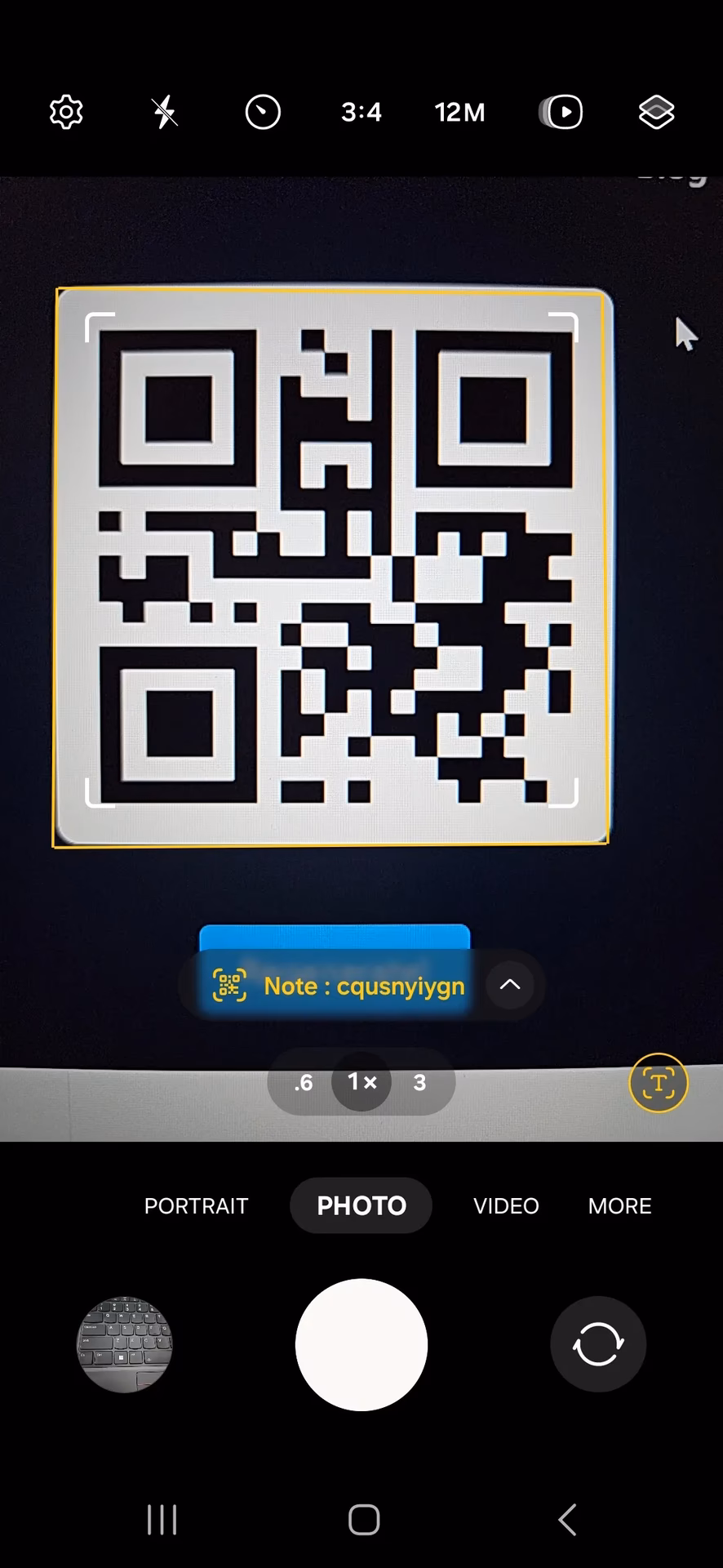 Wie bringe ich meine Samsung-Kamera dazu, QR-Codes zu scannen?