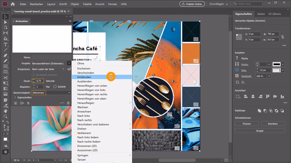Welche ist die beste Adobe-App für Moodboards?