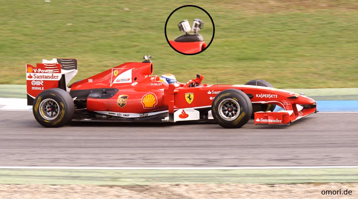 Haben F1-Autos Bordkameras?