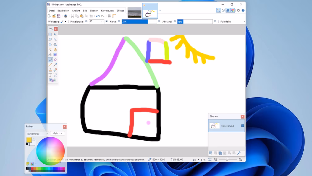 Wie kann man bei Paint einen Text bearbeiten?