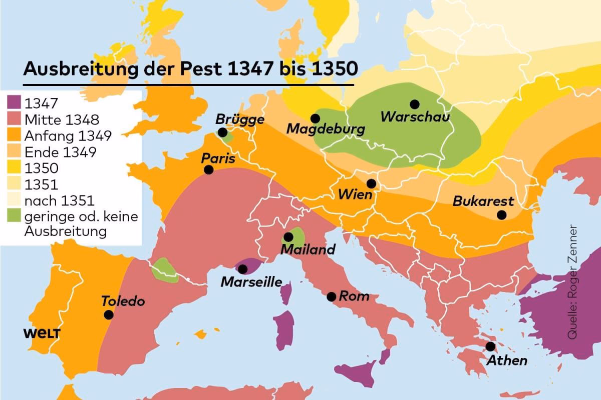 War die Pest in Amerika?