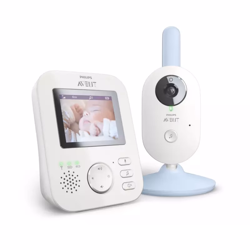 Warum leuchtet der Bildschirm meines Philips Avent Babyphones rot?