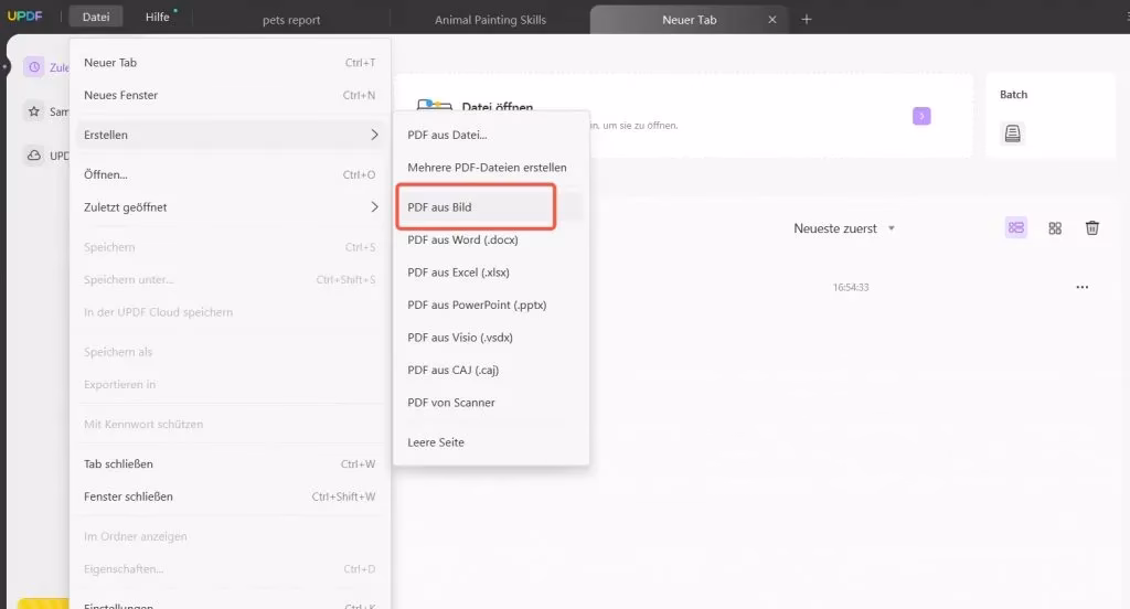 Warum kann ich eine PSD-Datei nicht als PDF speichern?