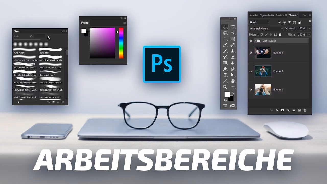 Was ist das Arbeitsbereich-Farbprofil in Photoshop?