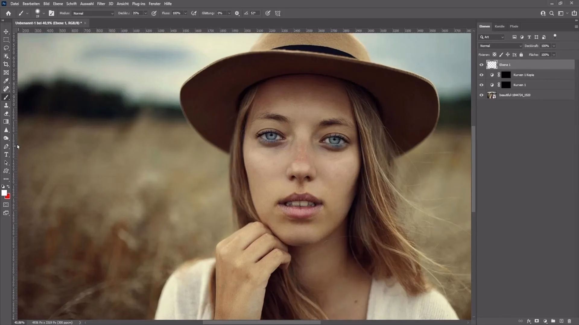 Wie bearbeite ich meine Augenposition in Photoshop?