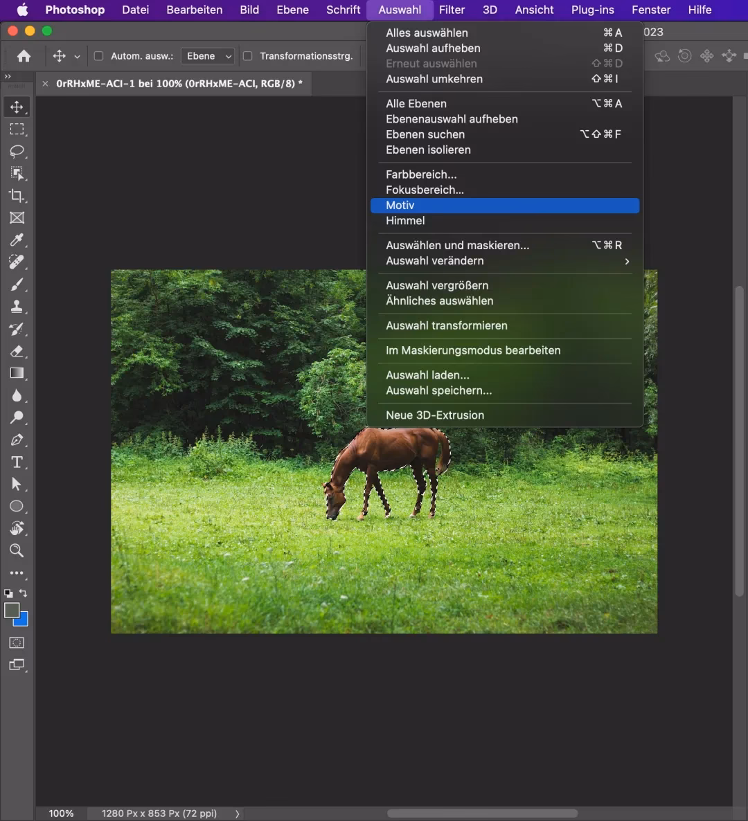 Wie subtrahiere ich ein Bild in Photoshop?