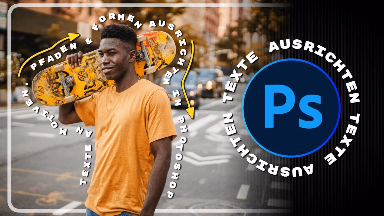 Wie richtet man Pfade in Photoshop aus?