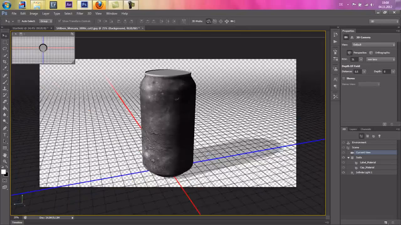 Welche Photoshop-Version verfügt über Zylinderverzerrung?