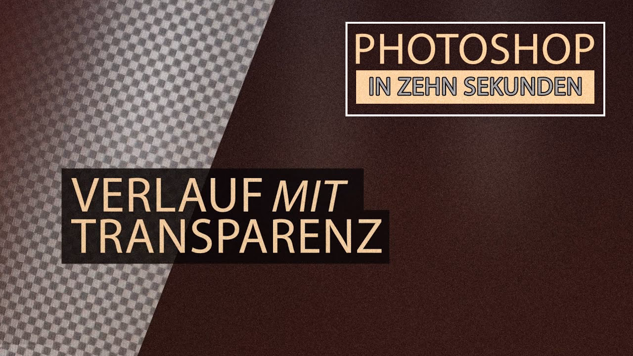 Wie kann ich Farben in Photoshop ineinander verlaufen lassen?