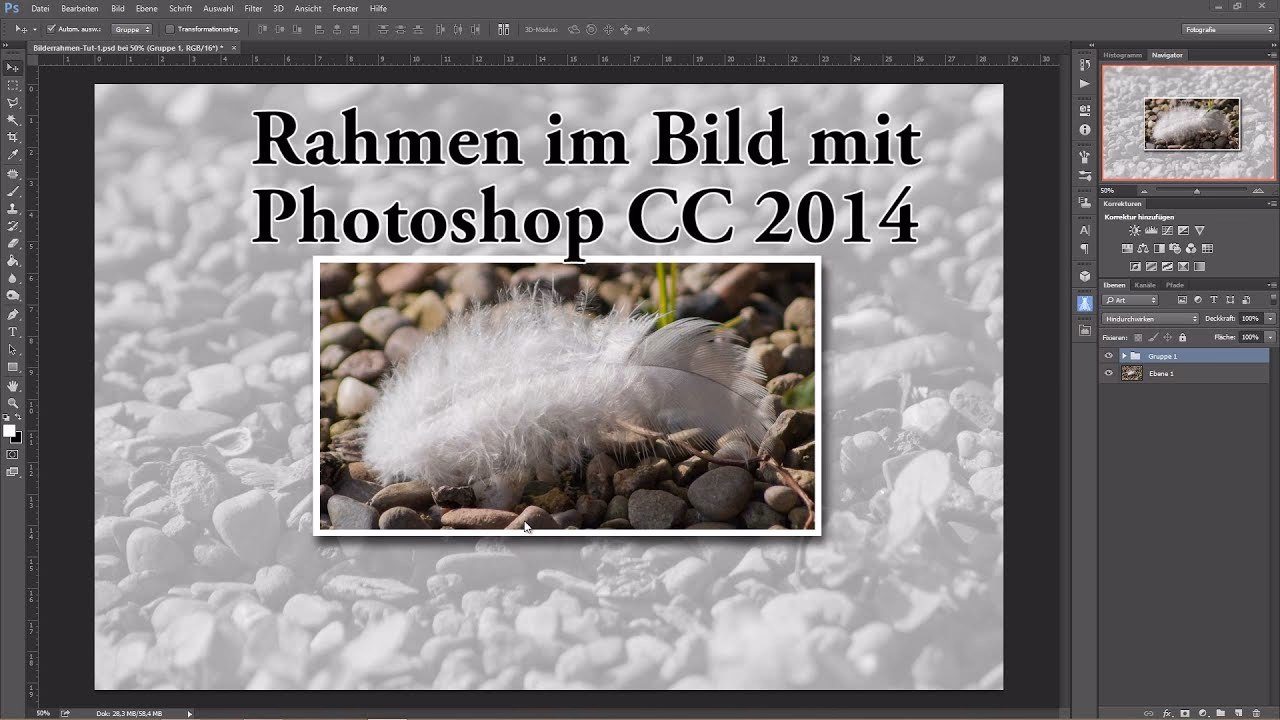 Wie kann ich Objekte in Photoshop umranden?