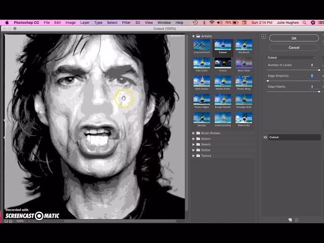 Was ist der Ausschnittfilter in Photoshop?